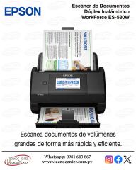 Escáner Dúplex Epson WorkForce ES-580W Escáner Dúplex Epson WorkForce ES-580W
